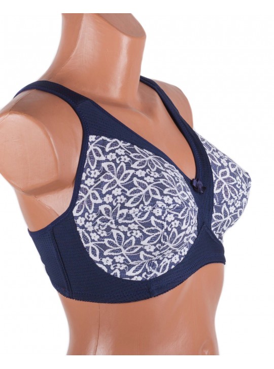 Бюстгальтер без кісточок Sofelinna 11243 синий K5203-6 Бюстгальтер без кісточок Sofelinna 11243 синий K5203-6