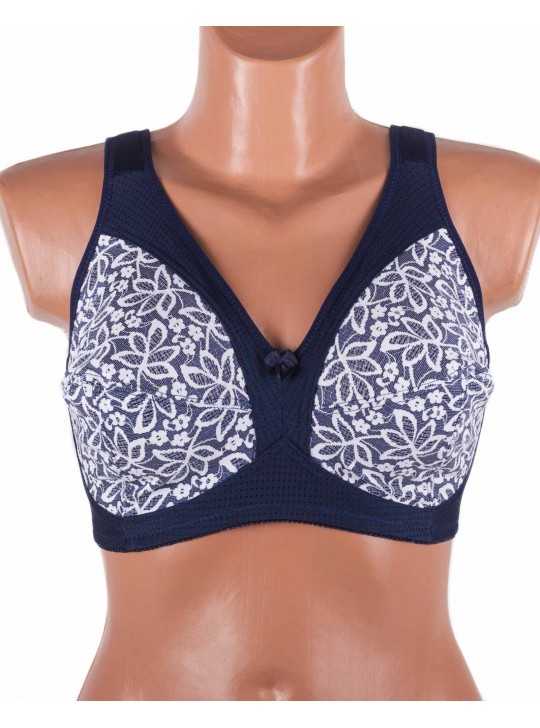 Бюстгальтер без кісточок Sofelinna 11243 синий K5203-6 Бюстгальтер без кісточок Sofelinna 11243 синий K5203-6