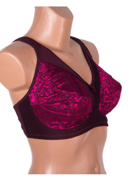 Бюстгальтер без кісточок Sofelinna 11243 марсала K5203-4