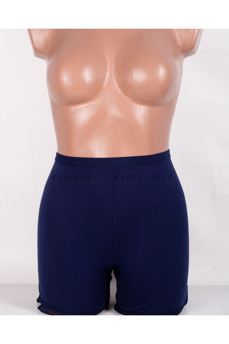 Жіночі трусики пантолони бамбук Abbi 691 сині 4329-2