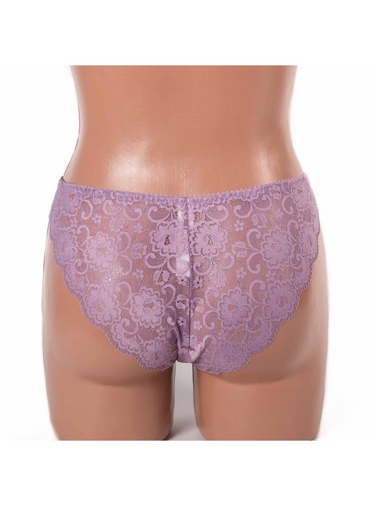 Трусики жіночі мереживні Anfen 3-470 мокко 3975-3