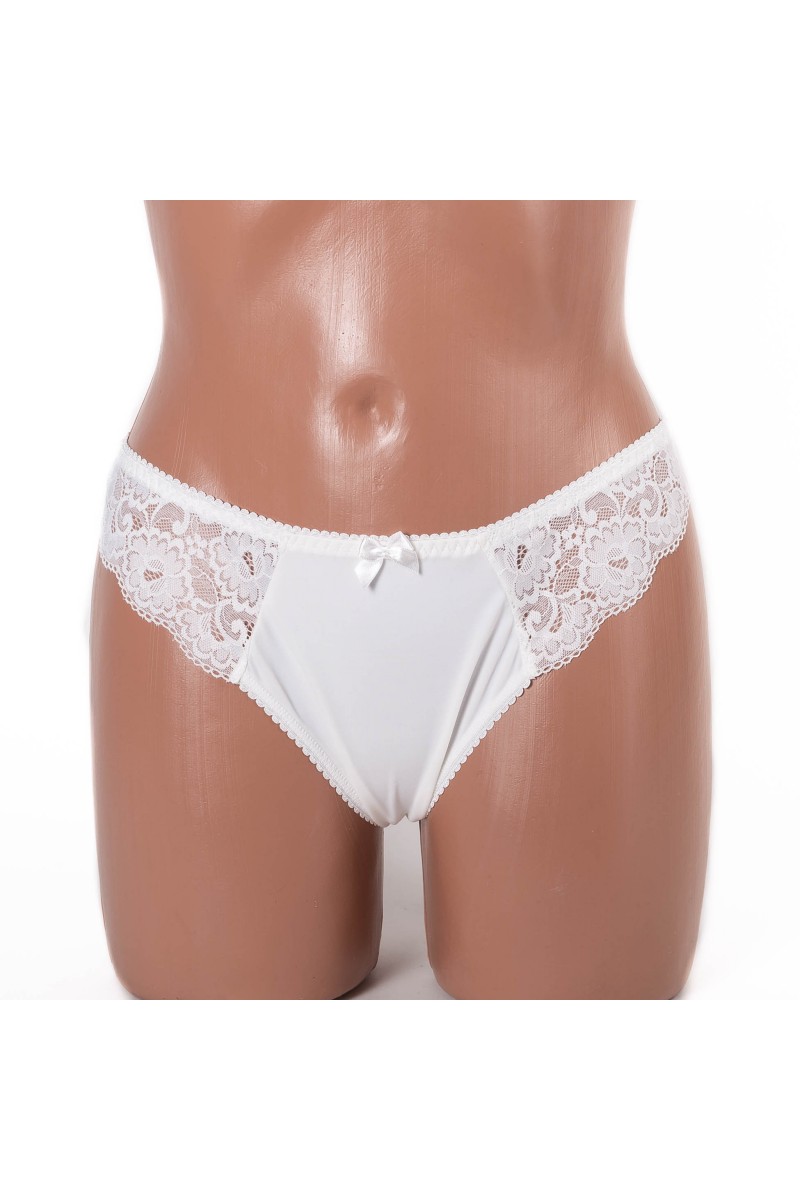 Трусики жіночі мереживні Anfen 3-470 молочні 3975-5