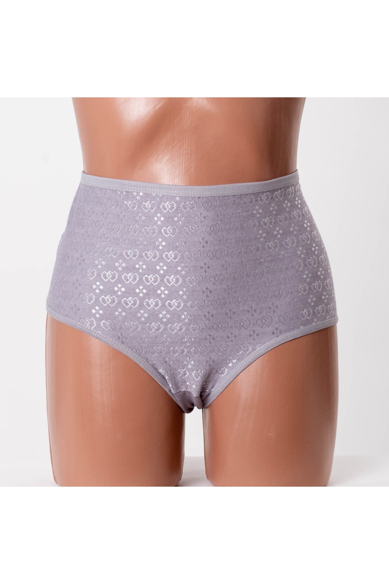 Жіночі труси бавовна Anisse 5577 сірі K3124-7