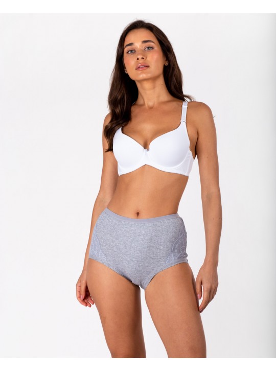 Трусики трикотаж рубчик Anttifu 3001 сірі 4220-1