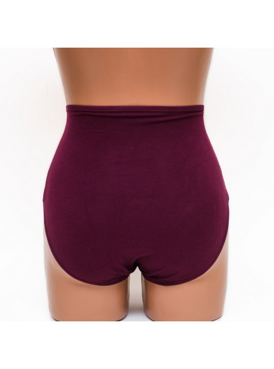 Жіночі трусики бавовна Antifu 612 марсала k3478-8