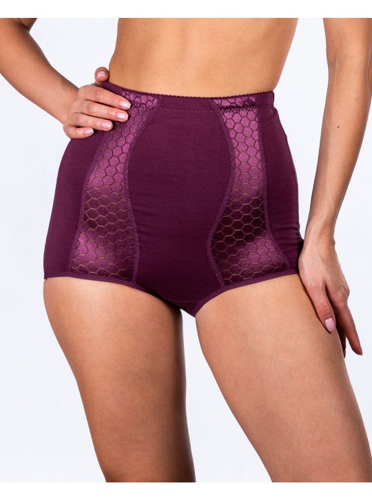 Коригуючі труси-утяжка бавовна Anttifu 6597 марсала 7062-6 Коригуючі труси-утяжка бавовна Anttifu 6597 марсала 7062-6