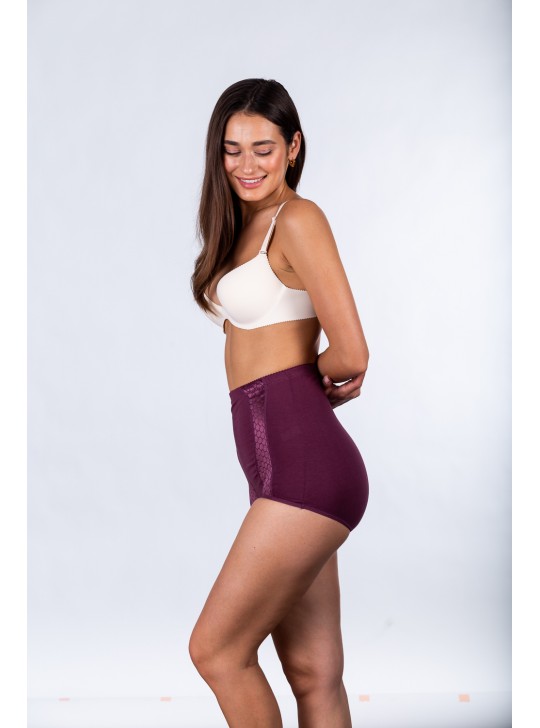 Коригуючі труси-утяжка бавовна Anttifu 6597 марсала 7062-6 Коригуючі труси-утяжка бавовна Anttifu 6597 марсала 7062-6