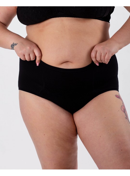 Жіночі труси бавовна  Anttifu 841 чорні 4279-3