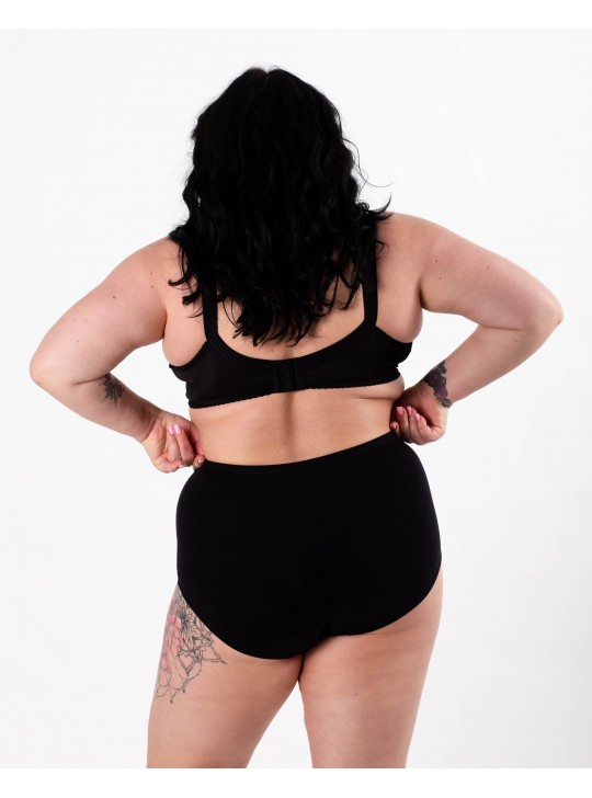 Жіночі труси бавовна  Anttifu 841 чорні 4279-3