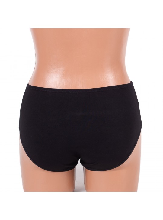 Трусики бавовняні Anttifu 8675 чорні 4005-2