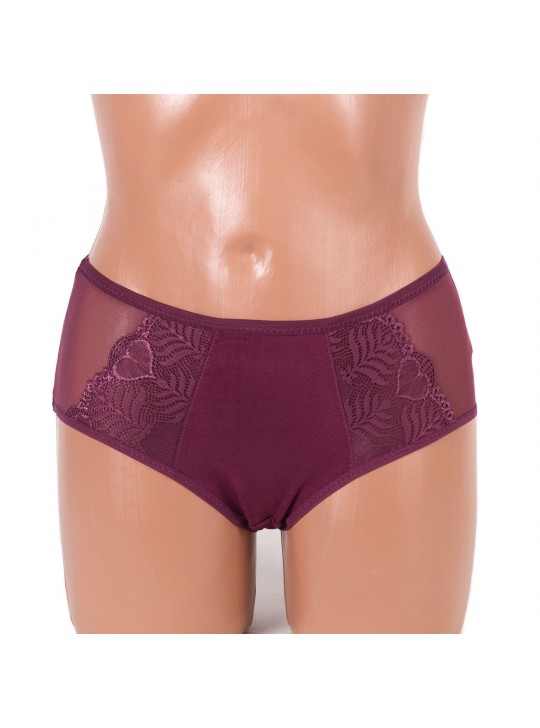 Трусики бавовняні Anttifu 8675 марсала 4005-3