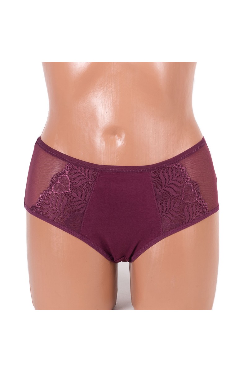 Трусики бавовняні Anttifu 8675 марсала 4005-3