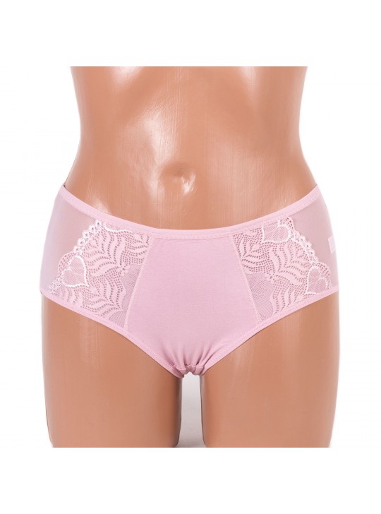 Трусики бавовняні Anttifu 8675 пудра 4005-4