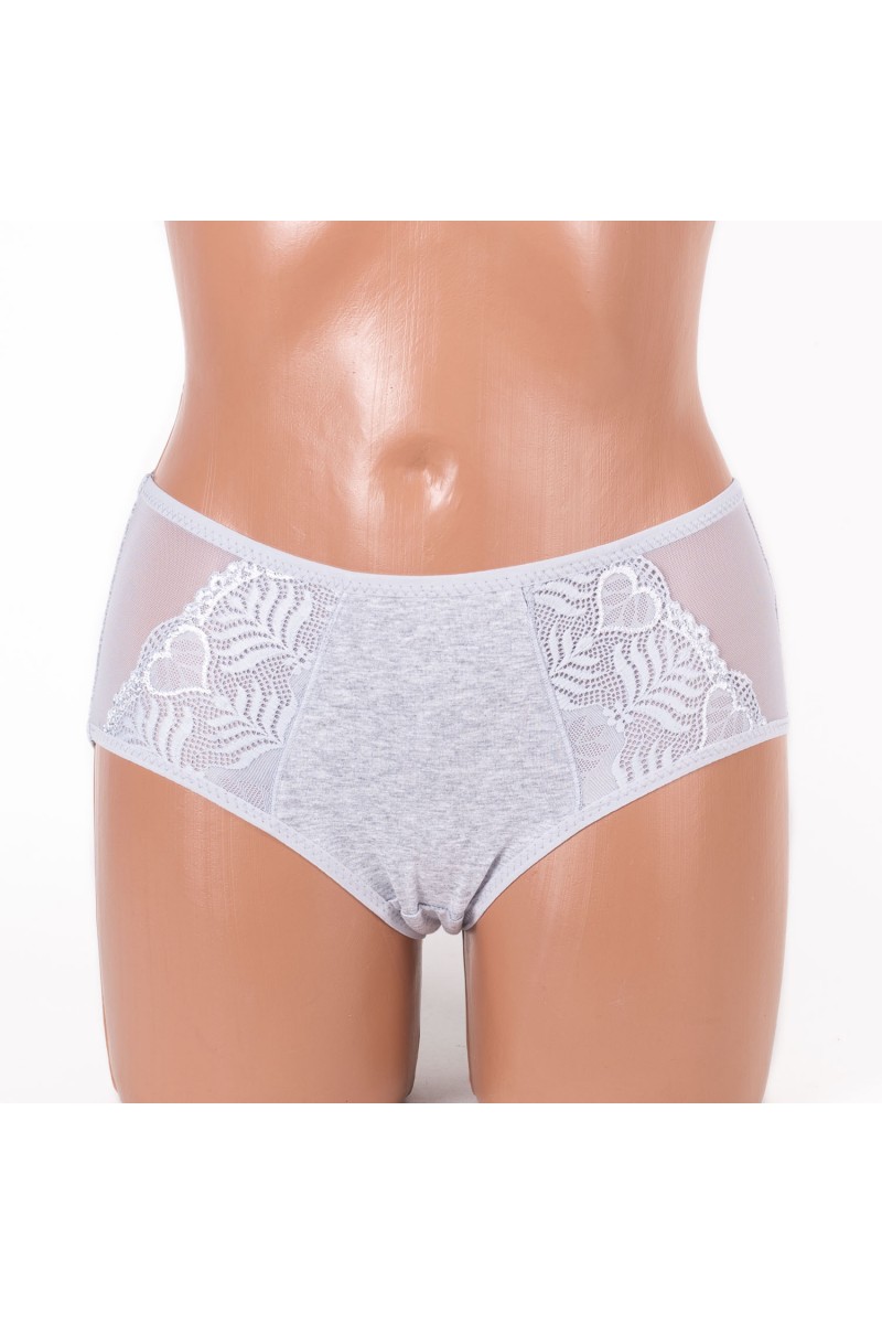 Трусики бавовняні Anttifu 8675 сірі 4005-8