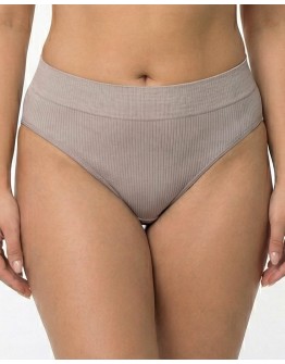 Жіночі трусики стрінги мікрофібра трикотаж рубчик Dyana 3949 капучіно 4309-2