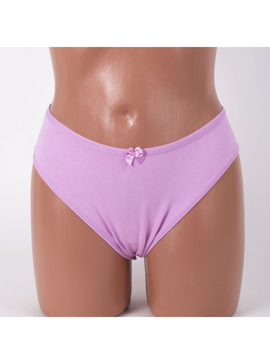 Трусики жіночі бразиліана бавовна ER and DO бузкові k3401-12