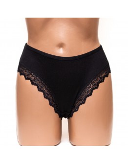 Жіночі труси бавовняні ERandDO чорні 4443-2