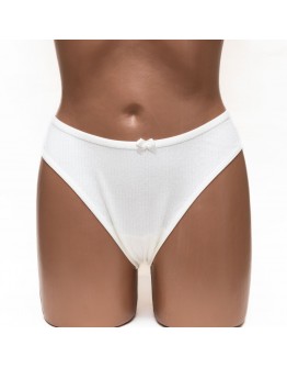Трусики жіночі бразиліана бавовна ER and DO молочні 4444-1