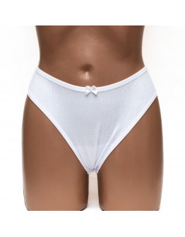 Трусики жіночі бразиліана бавовна ER and DO білі 4444-2