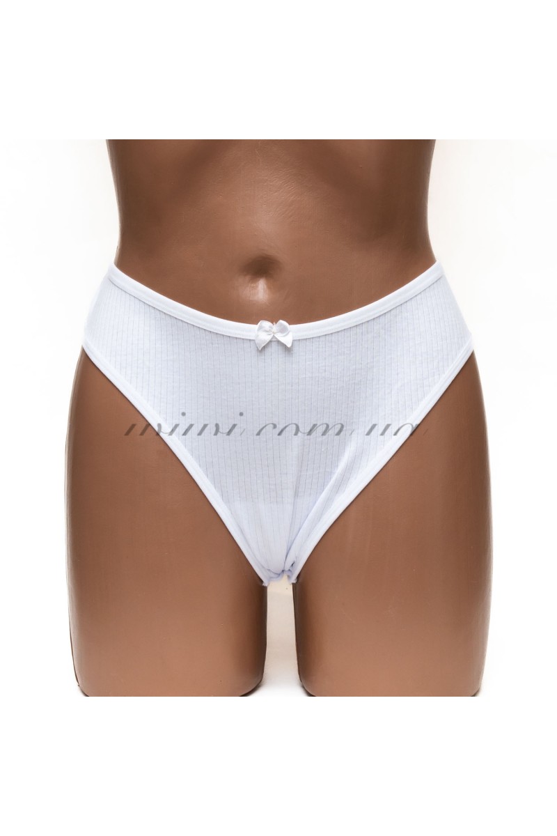 Трусики жіночі бразиліана бавовна ER and DO білі 4444-2