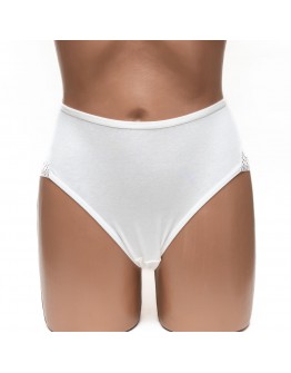 Жіночі труси бавовняні ErandDo молочні 4449-1