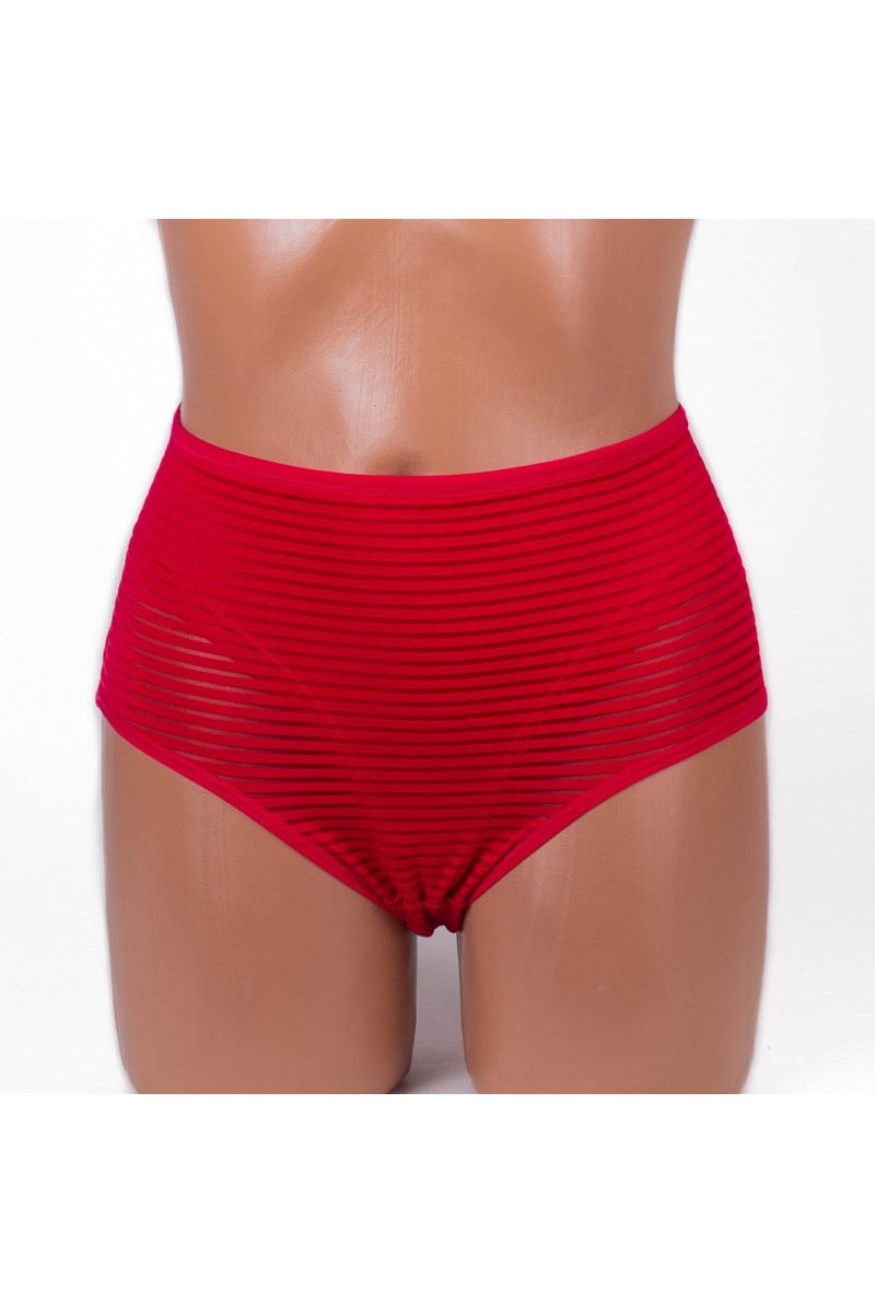 Жіночі трусики бавовна ER and DO 368 малинові k3284-8