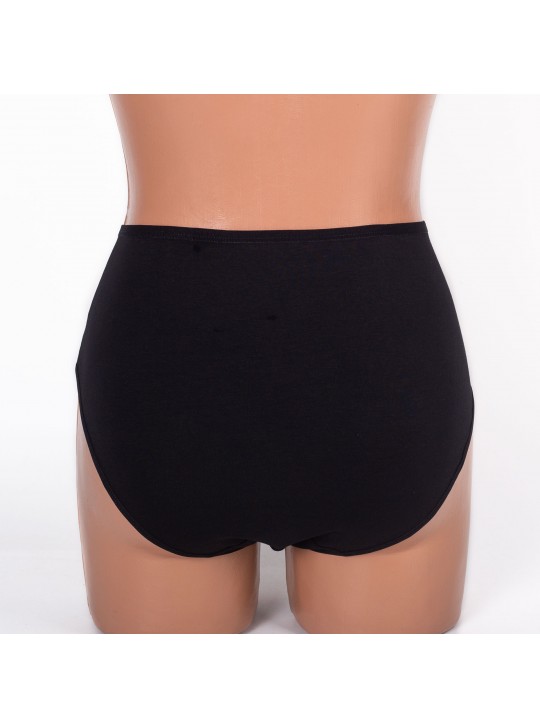 Трусики жіночі бавовна ER and DO чорні 3939-2