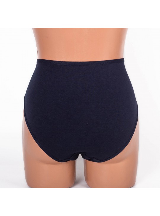 Трусики жіночі бавовна ER and DO сині 3939-4