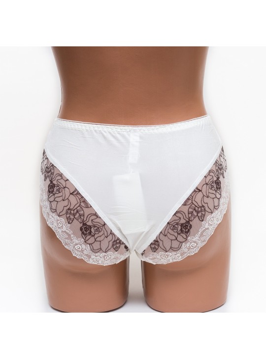 Жіночі трусики мікрофібра Lanny mode 51577 молочні k3480-1