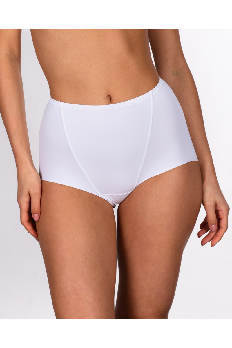 Жіночі безшовні трусики  lanny mode 5008 білі 3952-7