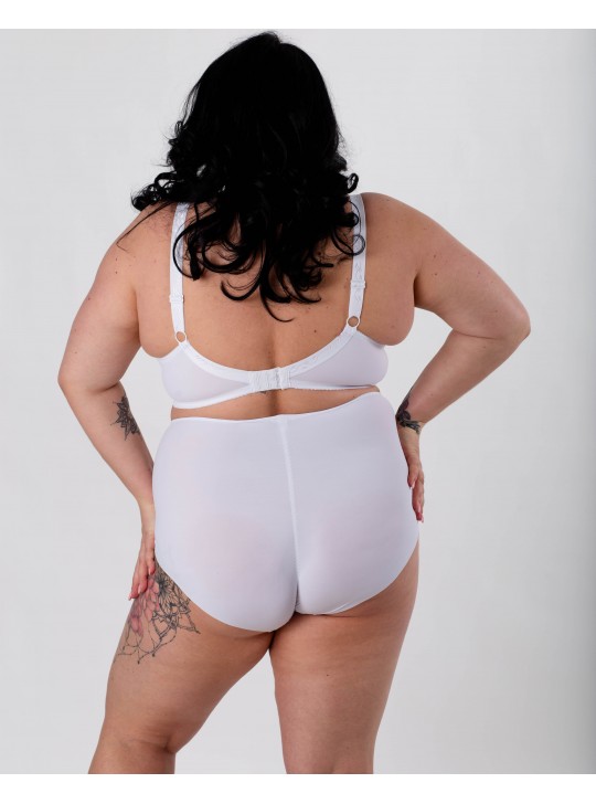 Жіночі безшовні трусики  lanny mode 5008 білі 3952-7