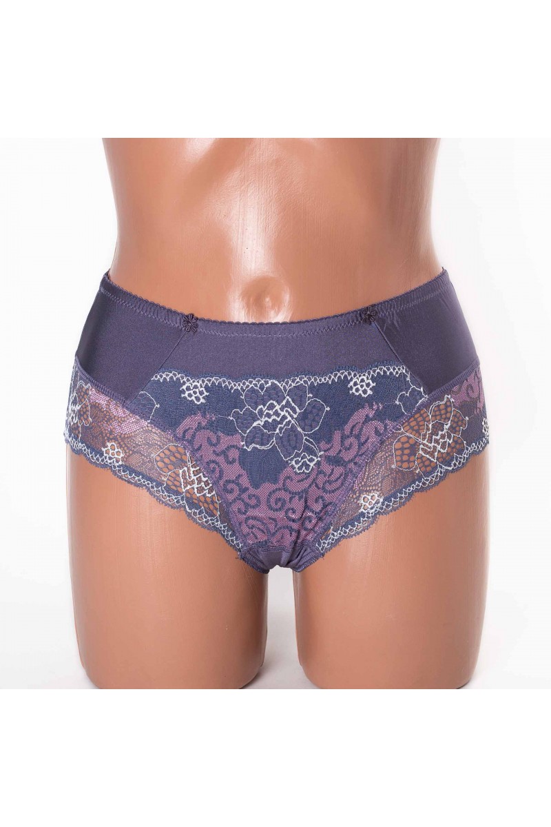  Жіночі труси Lanny mode мікрофібра з мереживом 51022 джинс 3948-5