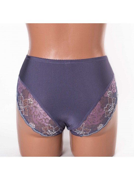  Жіночі труси Lanny mode мікрофібра з мереживом 51022 джинс 3948-5