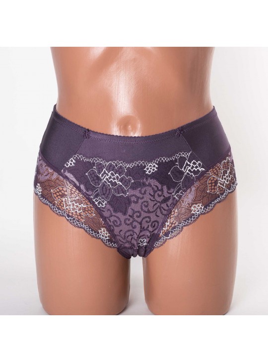  Жіночі труси Lanny mode мікрофібра з мереживом 51022 фіолетові 3948-3