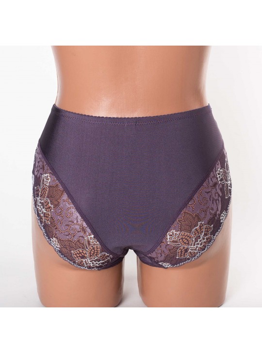  Жіночі труси Lanny mode мікрофібра з мереживом 51022 фіолетові 3948-3