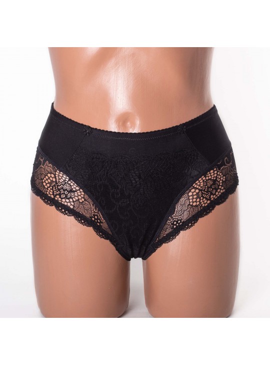  Жіночі труси Lanny mode мікрофібра з мереживом 51022 чорні 3948-6