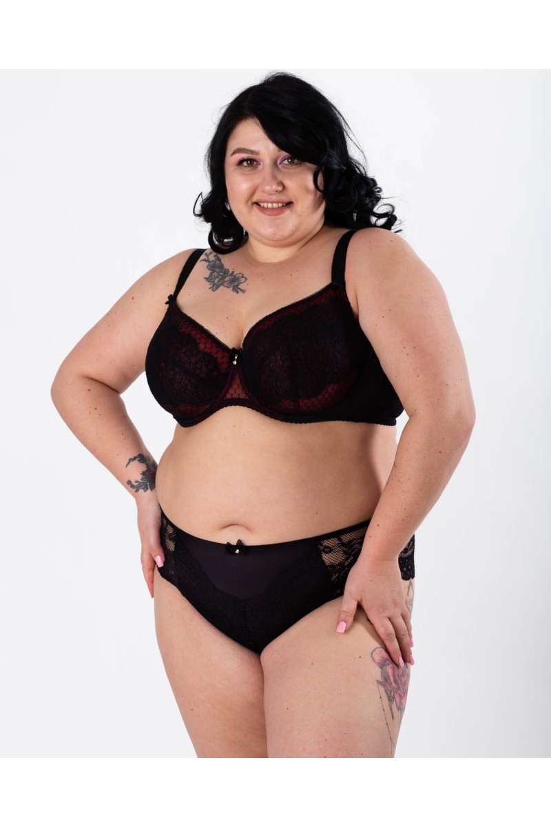 Трусики жіночі мікрофібра Lanny mode 51467 чорні 4275-2