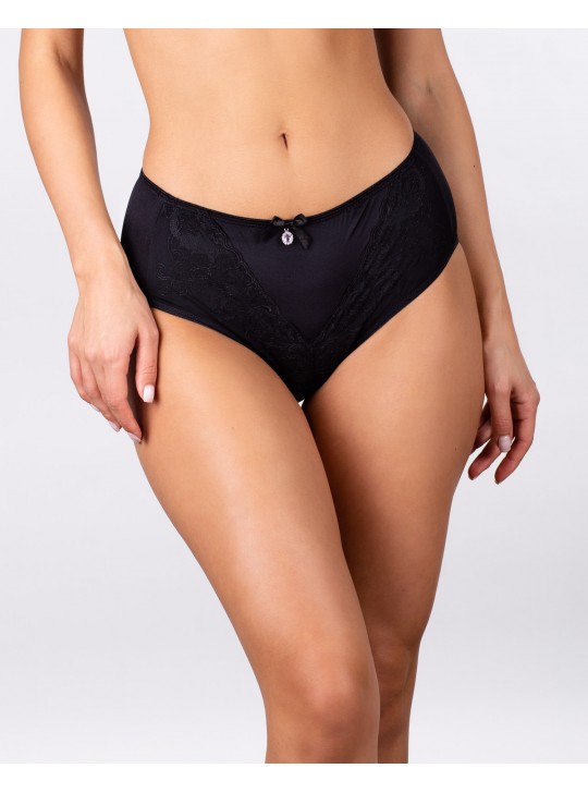 Жіночі трусики мікрофібра Lanny mode 51528 чорні k3516-8