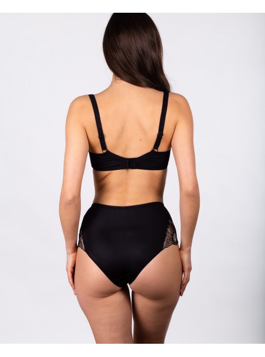 Жіночі труси мікрофібра з вишивкою Lanny mode 51775 чорні k3494-4 Жіночі труси мікрофібра з вишивкою Lanny mode 51775 чорні k3494-4