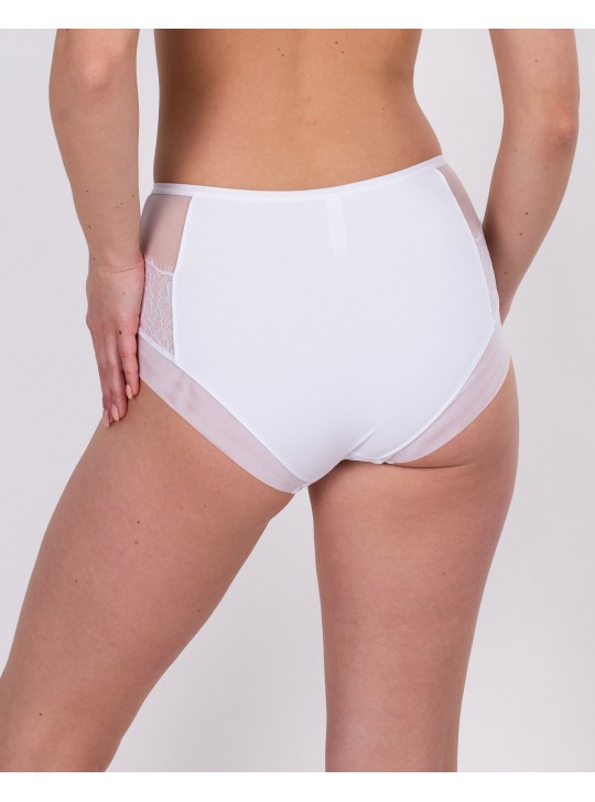 Трусики жіночі завищеної посадки мікрофібра Lanny 51828 білі 4228-7