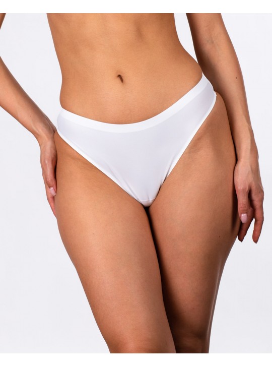 Жіночі безшовні трусики-стрінги Lulola 333 молочні 4196-8