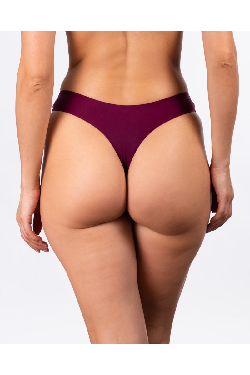 Жіночі безшовні трусики-стрінги Lulola 333 марсала 4196-4