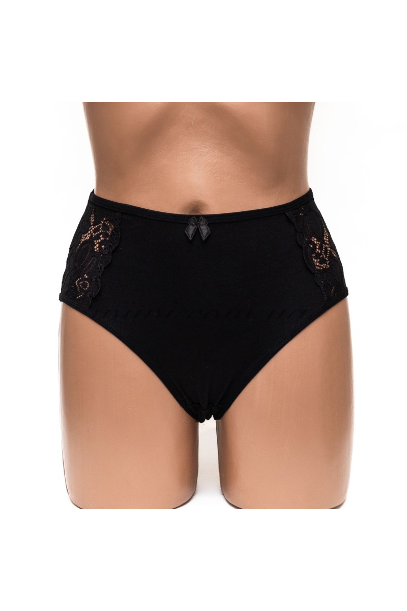 Жіночі труси бавовняні Lulola чорні 4447-1