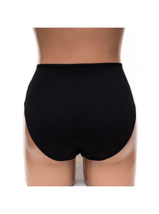 Жіночі труси бавовняні Lulola чорні 4447-1