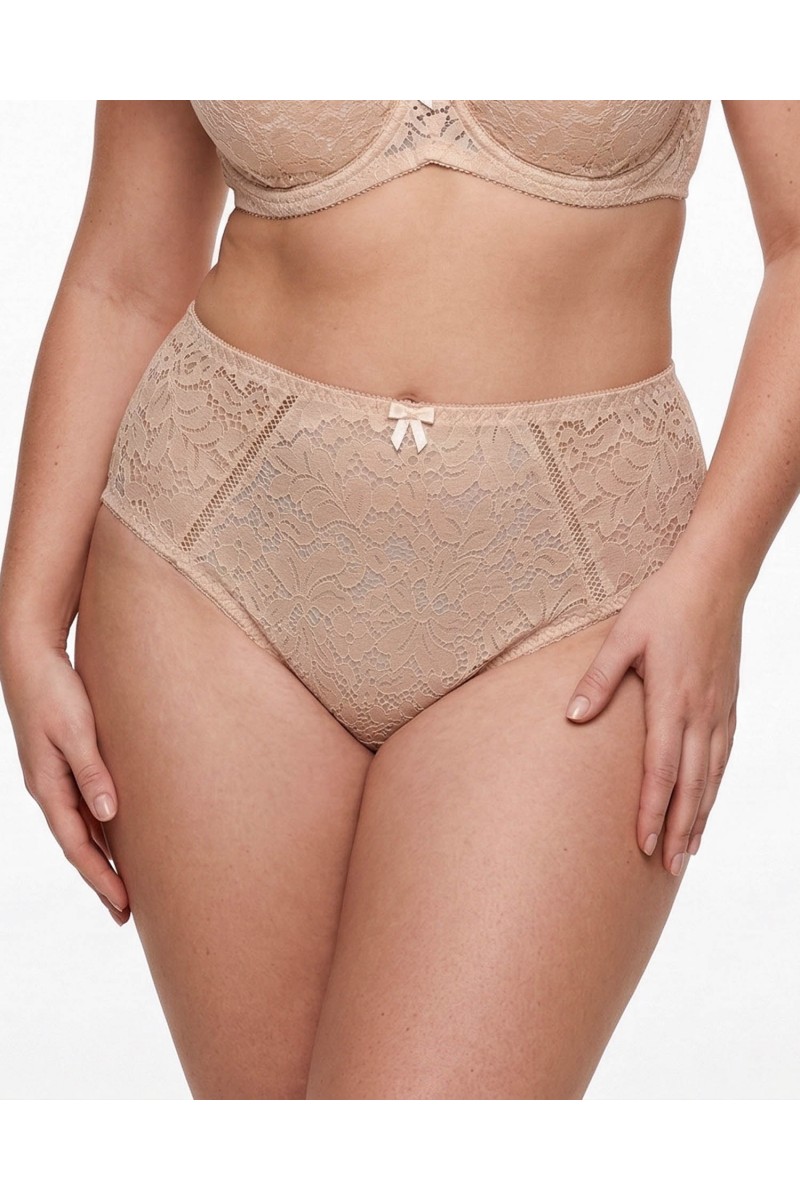 Жіночі труси мереживо та мікрофібра Weiyesi 18002 бежеві 4458-1 Жіночі труси мереживо та мікрофібра Weiyesi 18002 бежеві 4458-1