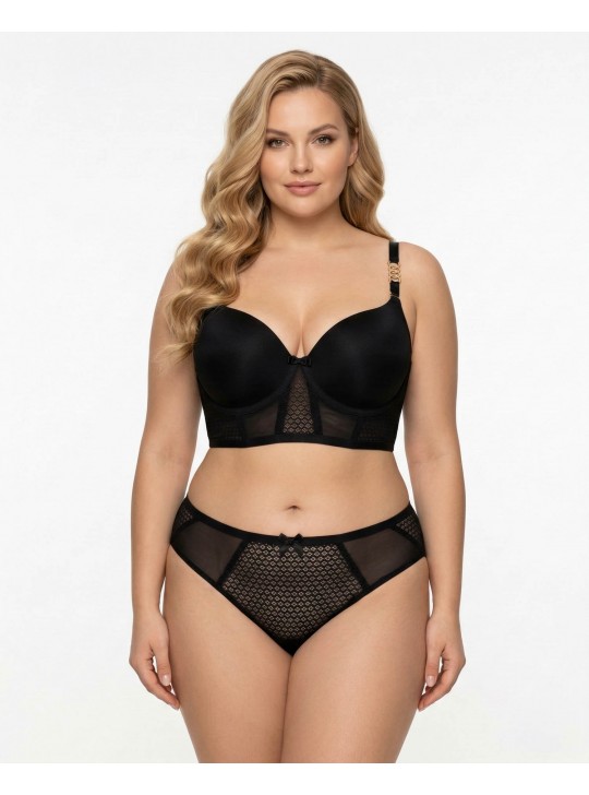 Жіночі труси мереживні Weiyesi 2228 чорні 4461-1