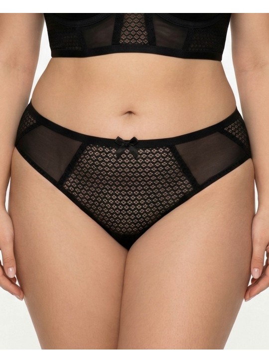 Жіночі труси мереживні Weiyesi 2228 чорні 4461-1