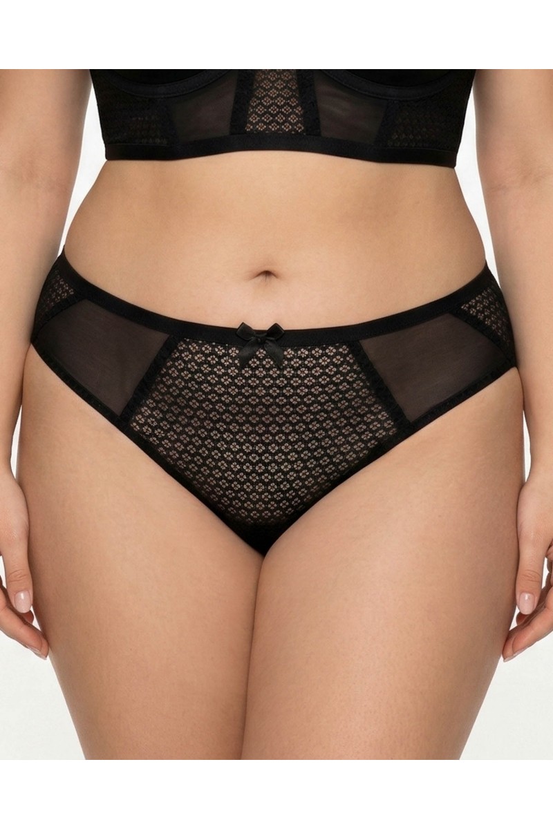 Жіночі труси мереживні Weiyesi 2228 чорні 4461-1