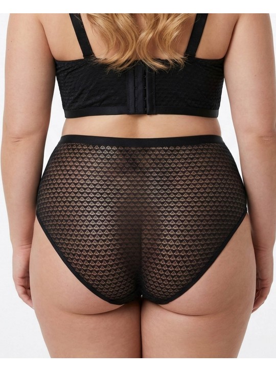 Жіночі труси мереживні Weiyesi 2228 чорні 4461-1