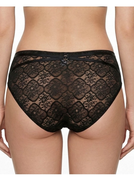 Жіночі труси мереживні Weiyesi 8175 чорні 4460-1